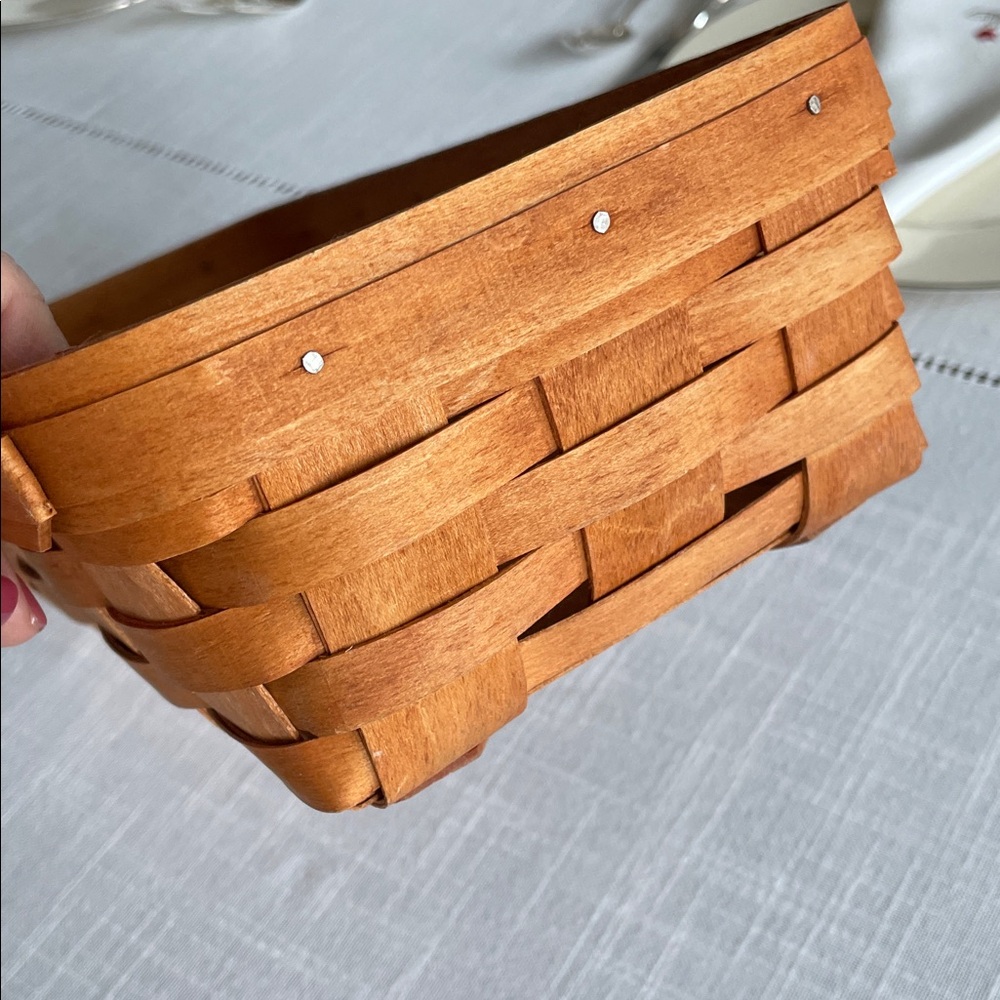 Longaberger Bread Basket and Warming Brick Excellent Condition - Picture 4 of 11